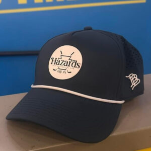 Navy Blue Hazards Logo Patch Hat