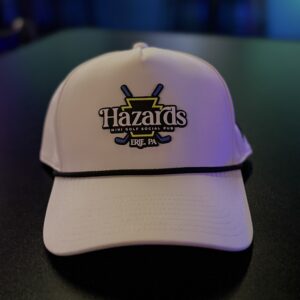 White Hazards Logo Patch Hat